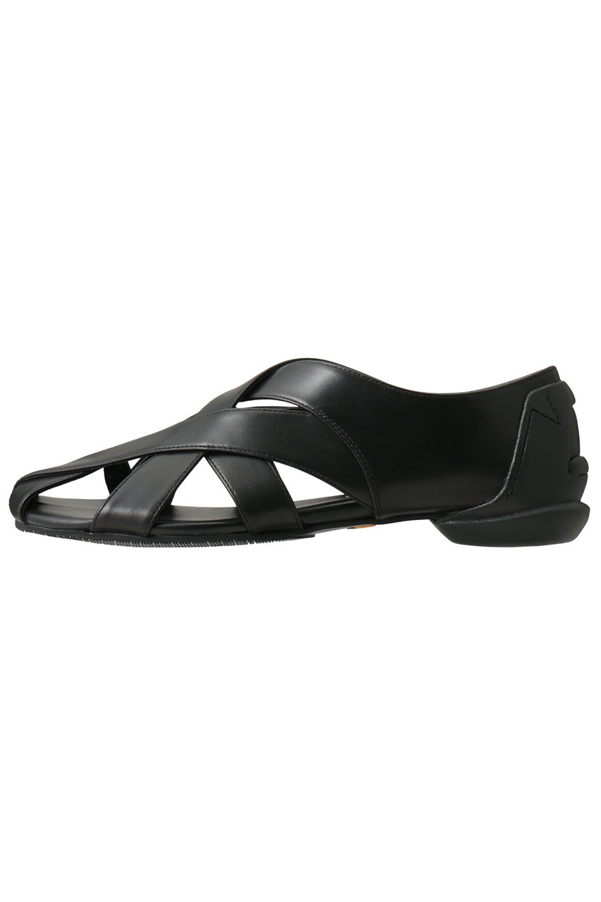 SHISEI(シーセイ)｜W CROSS SLIPON/ブラック の通販｜ELLESHOP・(エル