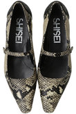 SHISEI(シーセイ)｜CHISEL TOE MARY JANE（レイン対応）/ブラック の