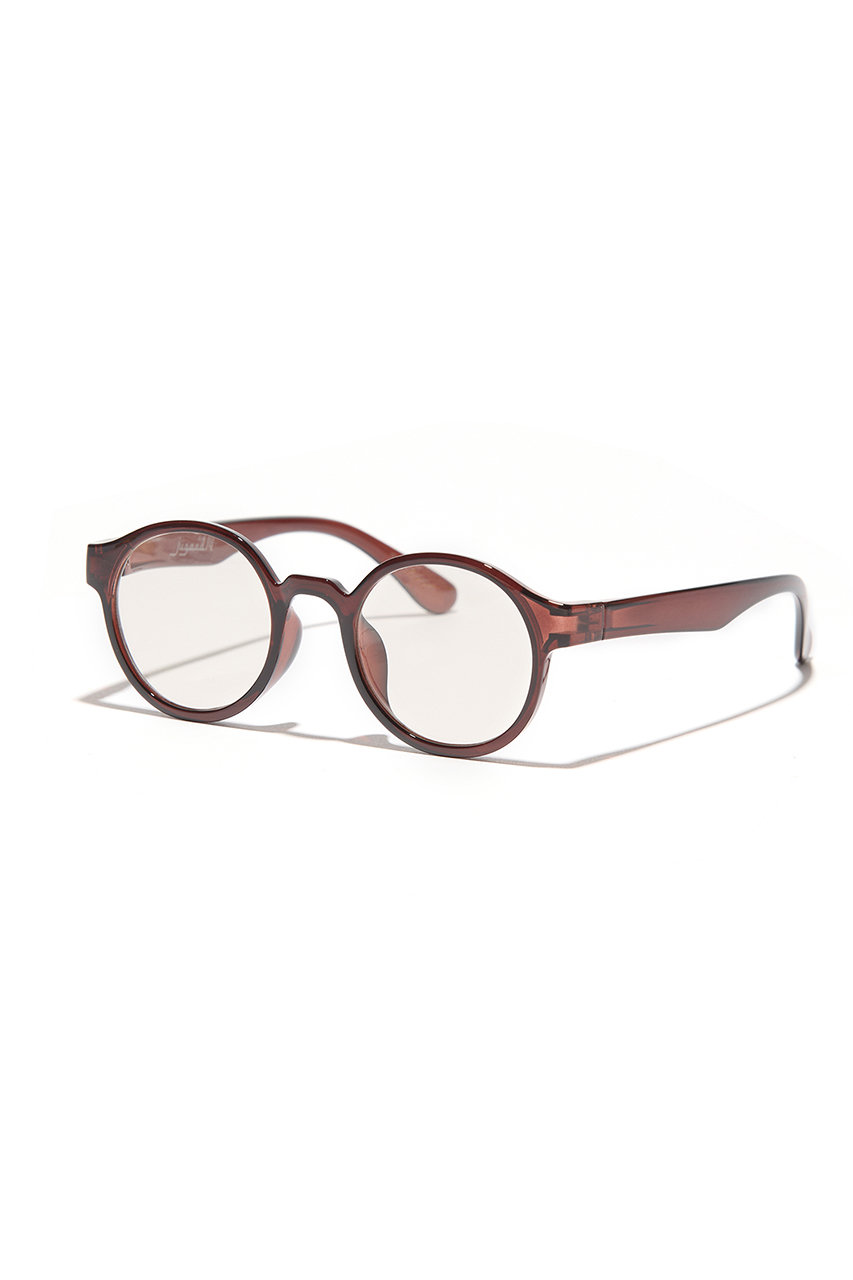 jugaad14 RIPPLE CLEAR dark brown サングラス (ペールブラウンレンズ, F) ジュガードフォーティーン ELLE SHOP