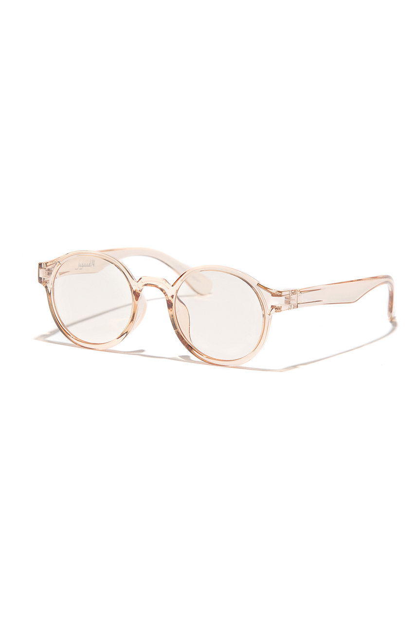 jugaad14 RIPPLE CLEAR light beige サングラス (ペールブラウンレンズ, F) ジュガードフォーティーン ELLE SHOP