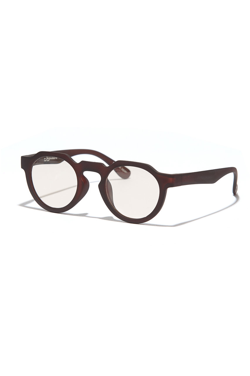 jugaad14 HORIZON GRIP MATTE dark brown サングラス (ペールブラウンレンズ, F) ジュガードフォーティーン ELLE SHOP
