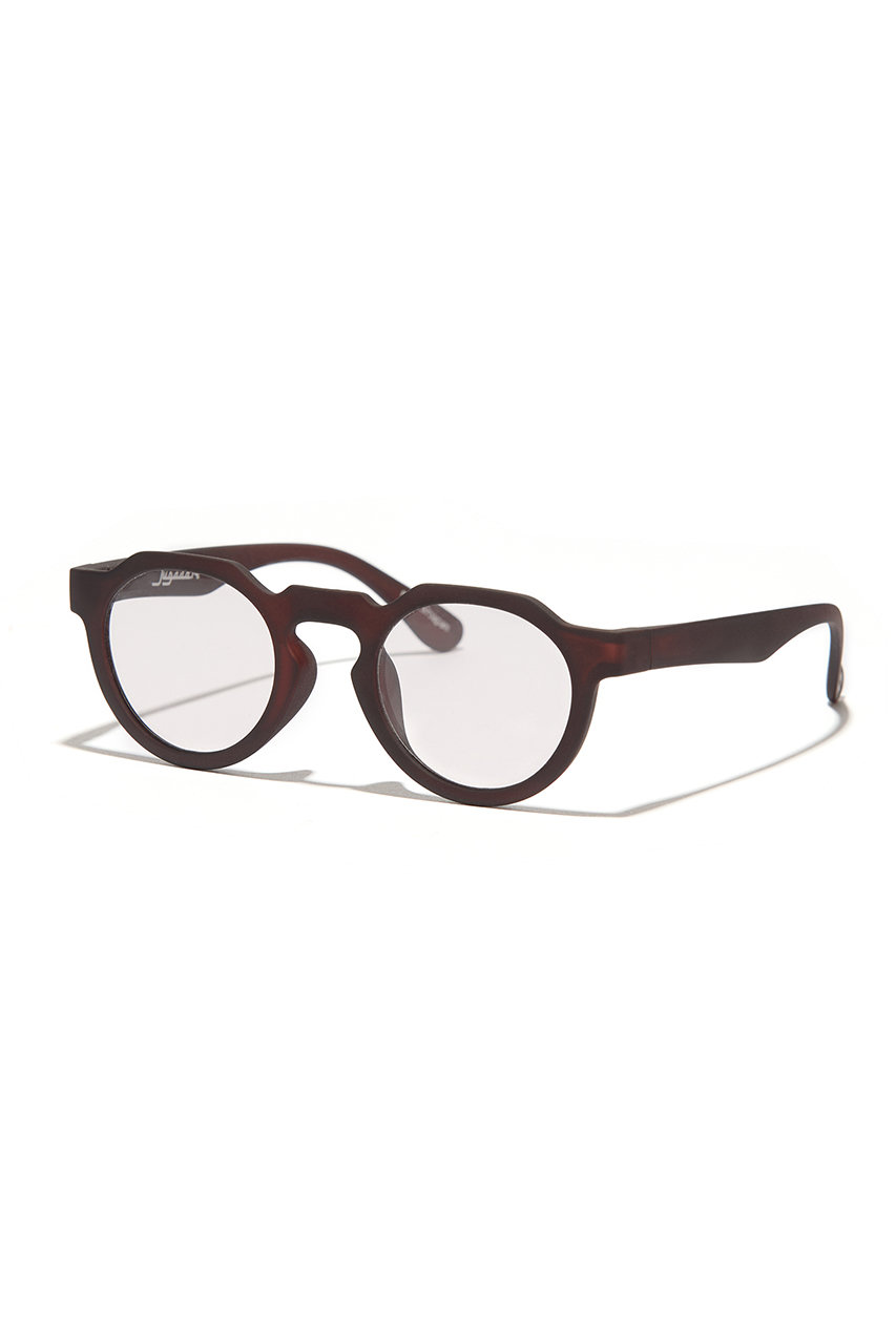 jugaad14 HORIZON GRIP MATTE dark brown サングラス (ペールグレーレンズ, F) ジュガードフォーティーン ELLE SHOP