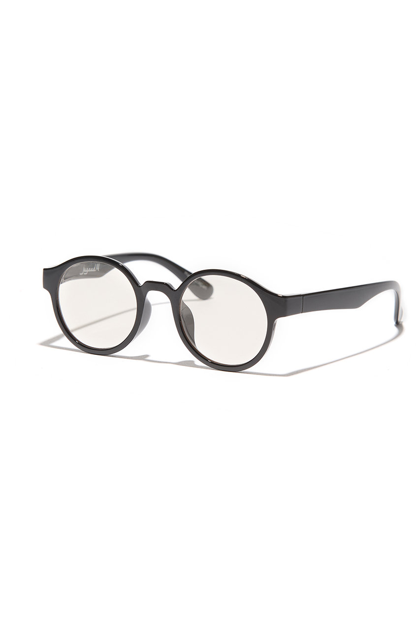 jugaad14 RIPPLE CLEAR deep black サングラス (ペールブラウンレンズ, F) ジュガードフォーティーン ELLE SHOP