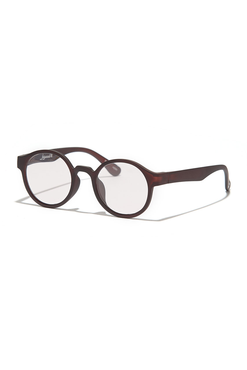 jugaad14 RIPPLE GRIP MATTE dark brown サングラス (ペールグレーレンズ, F) ジュガードフォーティーン ELLE SHOP