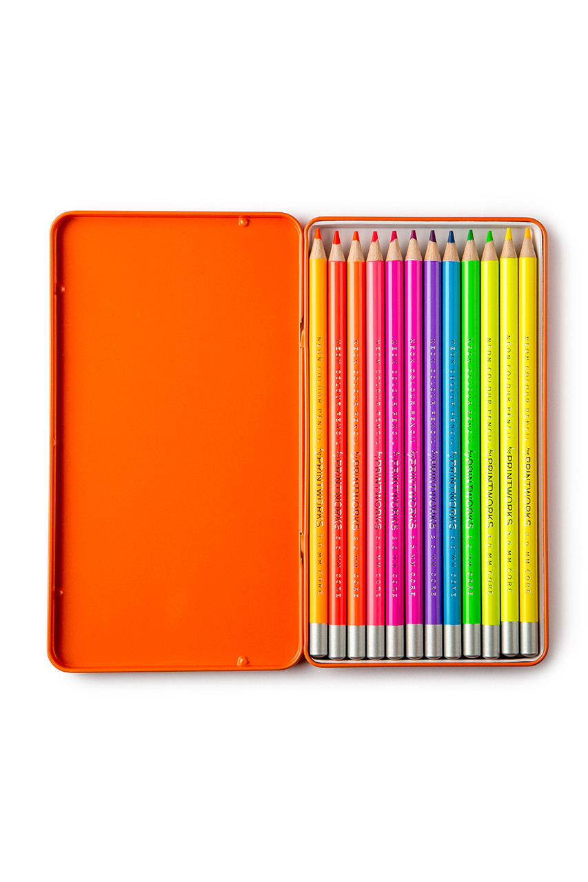＜ELLE SHOP＞ MODERNITY 【PRINTWORKS】12 Colour pencils (Neon) モダニティ ELLE SHOP