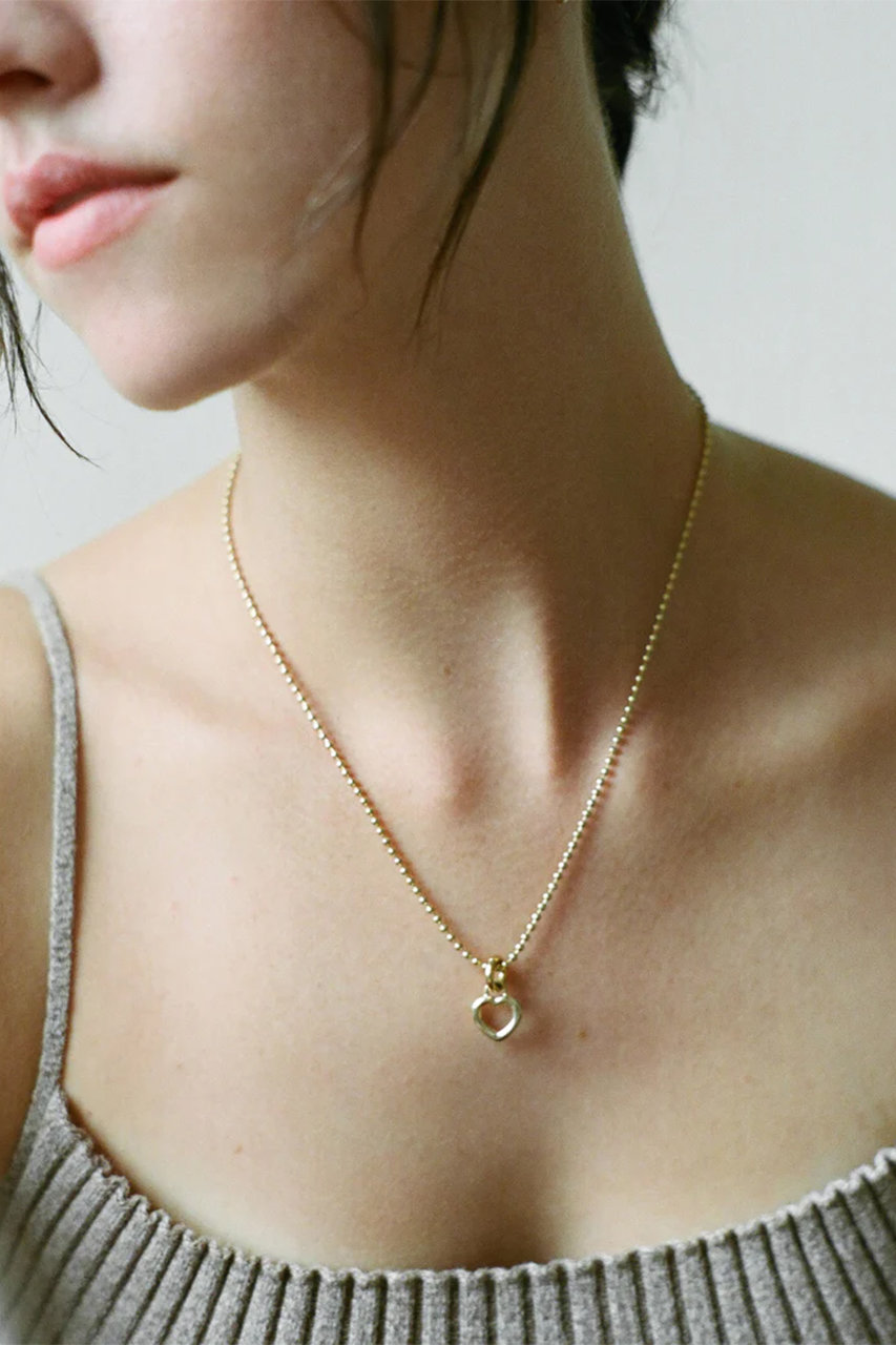【ELLE掲載】Laura Lombardi ゴールド ステッサネックレス NY発 LAURA LOMBARDI(ローラ ロンバルディ)|Mini Teresa ペンダント