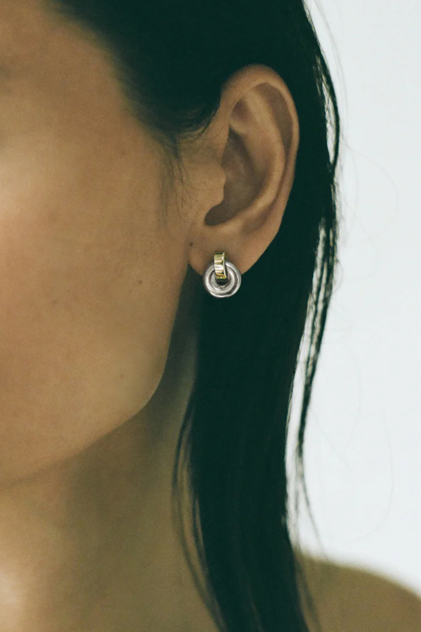 LAUR LOMBARDI ピアス LAURA LOMBARDI ピアス MINI FISSA HOOPS レディース : ZOZOTOWN