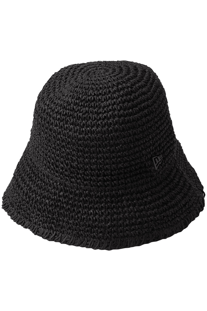 NEW ERA Bucket-01 Sailor brim ペーパーハット (ブラック, M/L) ニューエラ ELLE SHOP NEW ERA Bucket-01 Sailor brim ペーパーハット (ブラック, M/L) ニューエラ ELLE SHOP