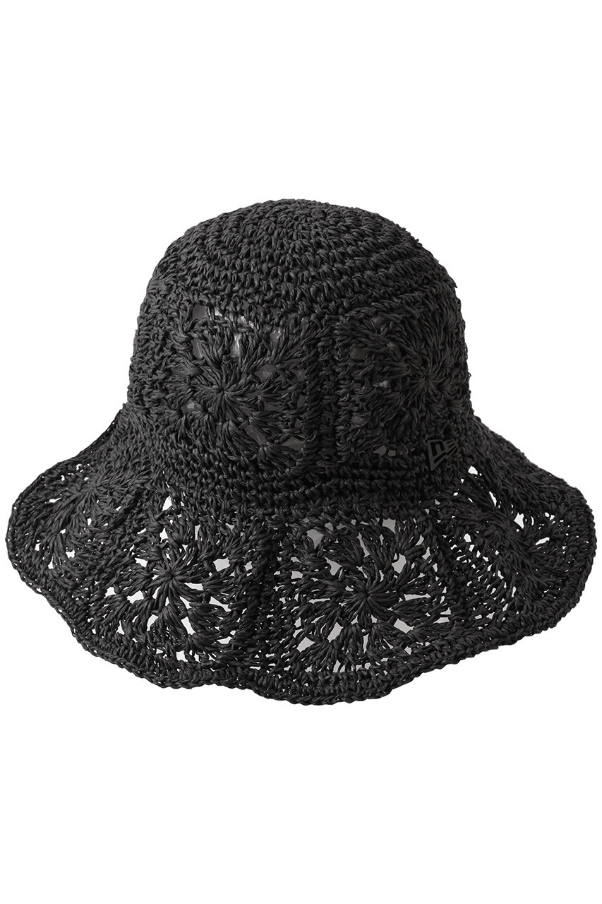NEW ERA Adventure Wide Brim ペーパーハット (ブラック, M/L) ニューエラ ELLE SHOP NEW ERA Adventure Wide Brim ペーパーハット (ブラック, M/L) ニューエラ ELLE SHOP
