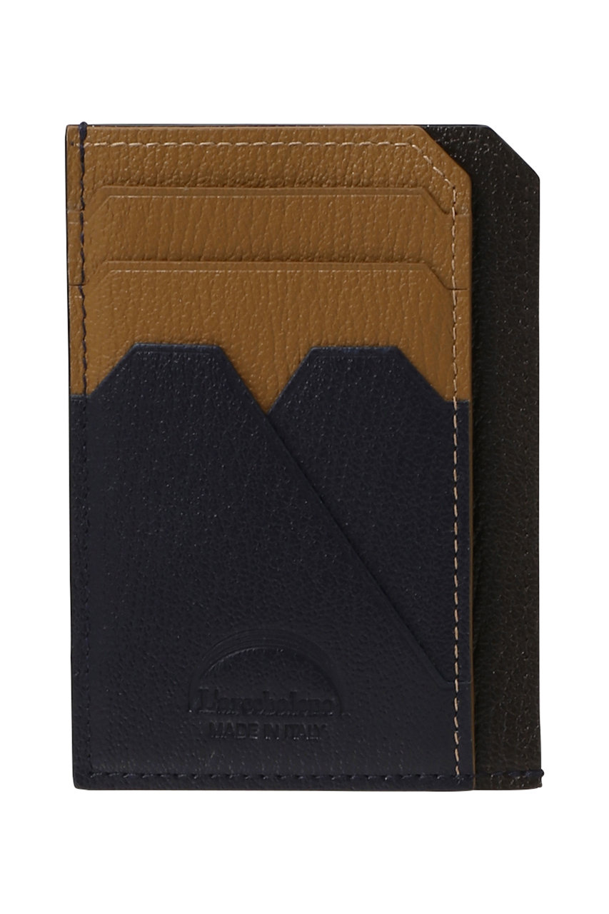 ラルコバレーノ/L'arcobalenoのスマートミニウォレット(ダークブラウン×カフェラテ×ヴィオラ/LA354GT)