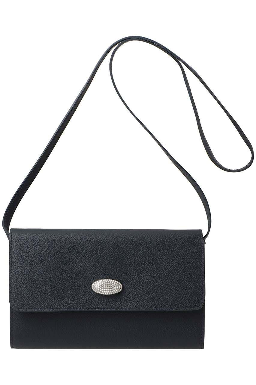 L'arcobaleno 【L'arcobaleno×MW】クロスボディミニバッグ (ダークネイビー, F) ラルコバレーノ ELLE SHOP