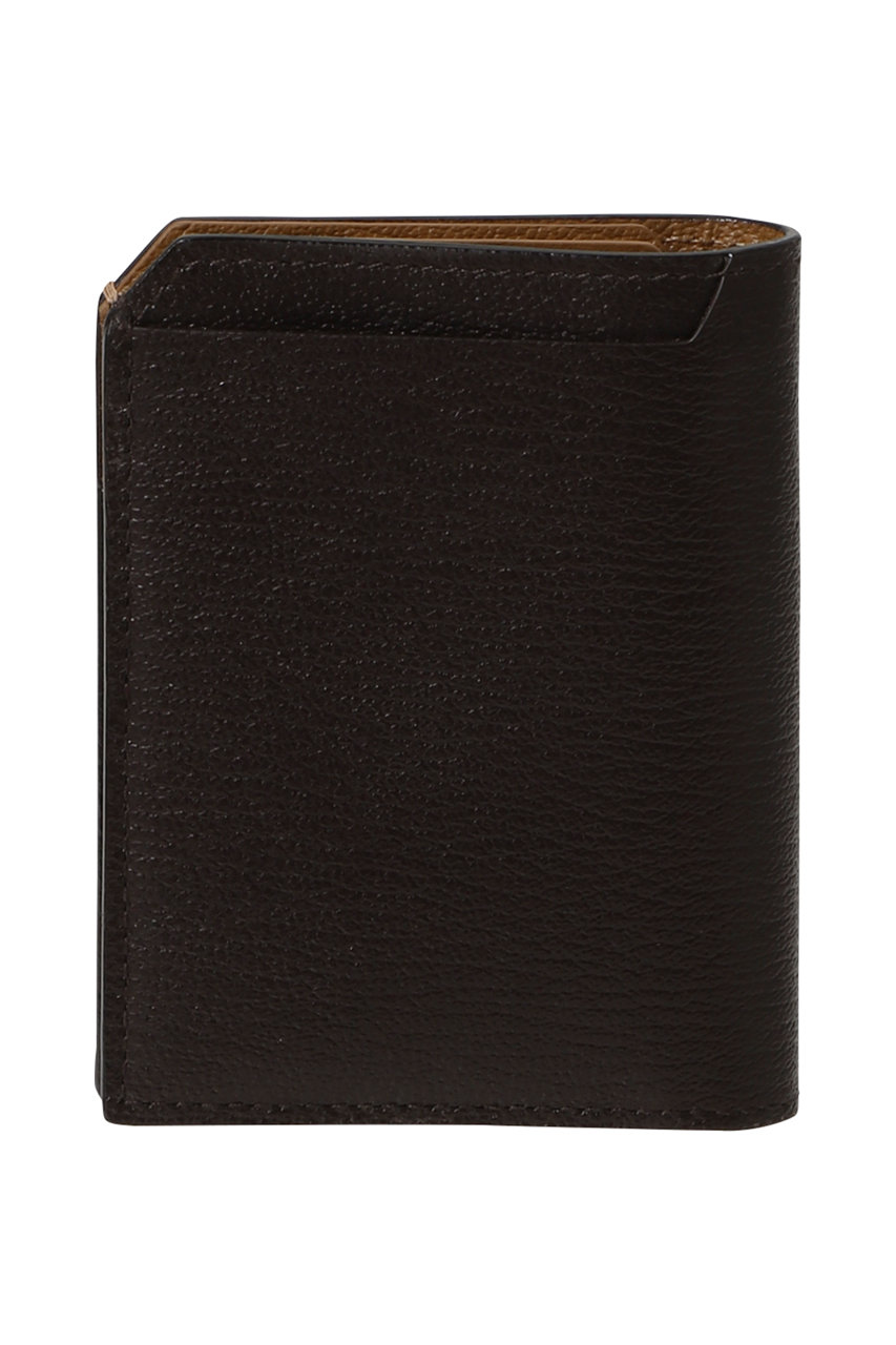 ラルコバレーノ/L'arcobalenoのスマートカードウォレット(ダークブラウン×カフェラテ×ヴィオラ/LA501GTR)