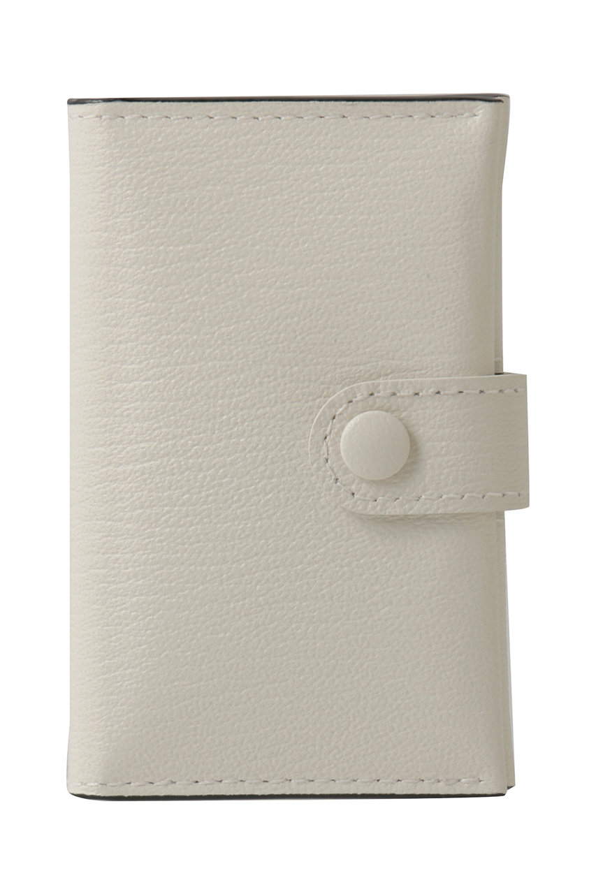 ラルコバレーノ/L’arcobalenoのベルテッドキーケース(ホワイト×グレー/LA108GT)