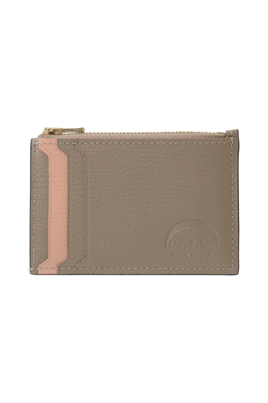 ラルコバレーノ/L’arcobalenoのミニフラグメントケース(ベージュ×ピンク/LA359GT)
