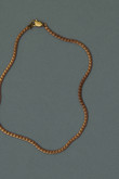 Vintage Flat Woven Snake Chain Necklace