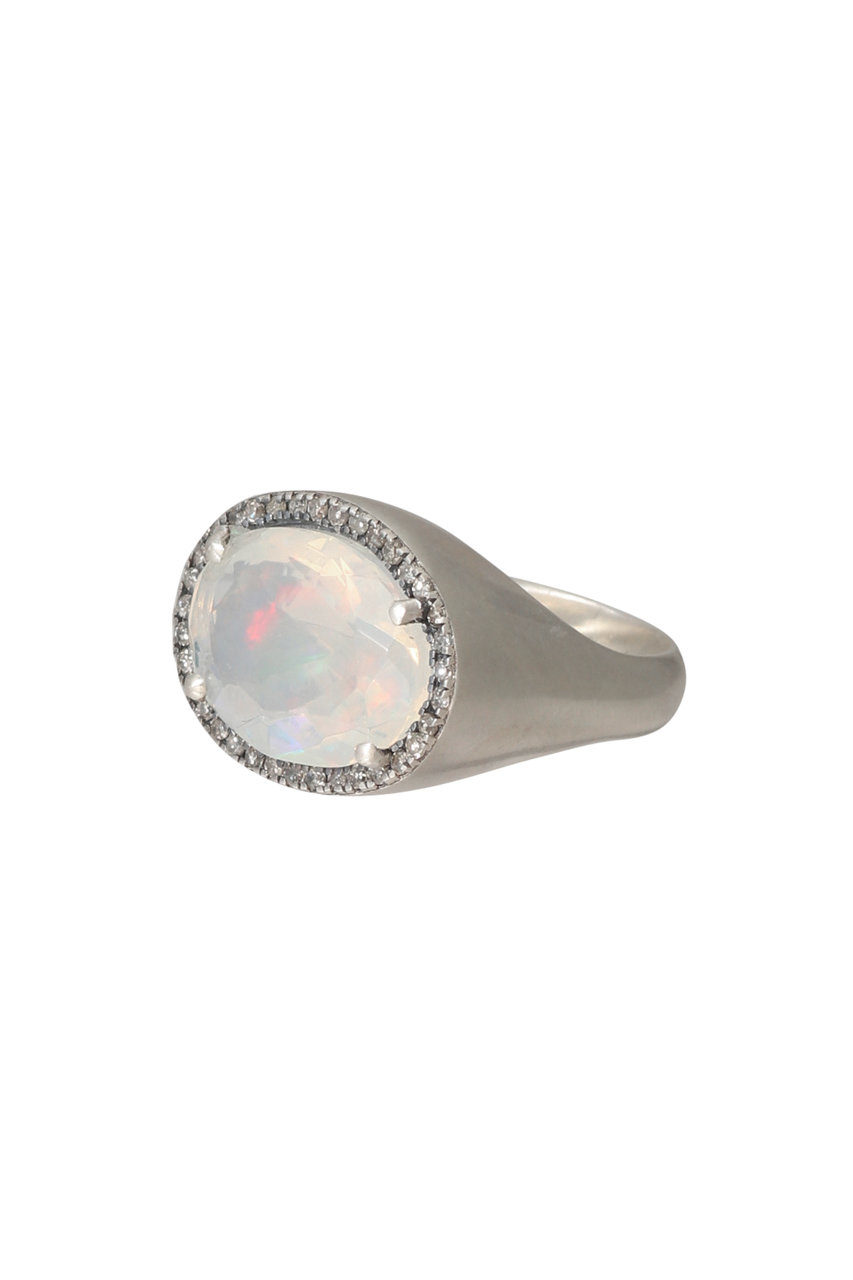 Adlin Hue Opal Canan Pinky リング (クリア, 3号) アドリン ヒュー ELLE SHOP Adlin Hue Opal Canan Pinky リング (クリア, 3号) アドリン ヒュー ELLE SHOP
