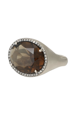 アドリン ヒュー/Adlin HueのSmoky Quartz Canan リング(150400/150401)