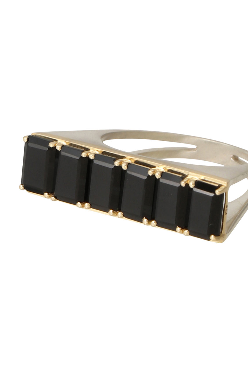 Adlin Hue(アドリン ヒュー)｜Onyx Nelum リング/ブラック の通販