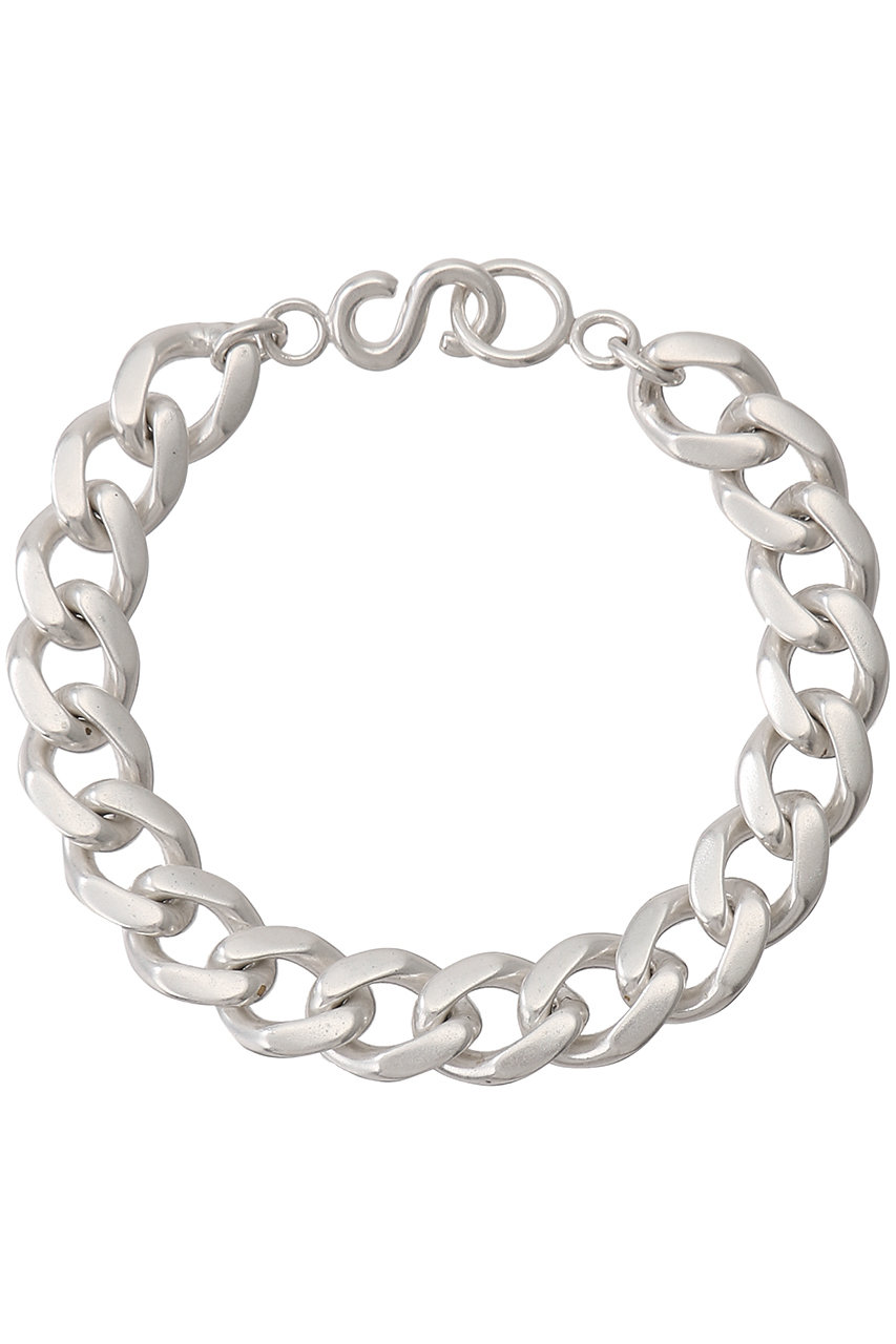 Adlin Hue SV1000 Formed Heavy Curb Chain ブレスレット (シルバー, F) アドリン ヒュー ELLE SHOP Adlin Hue SV1000 Formed Heavy Curb Chain ブレスレット (シルバー, F) アドリン ヒュー ELLE SHOP