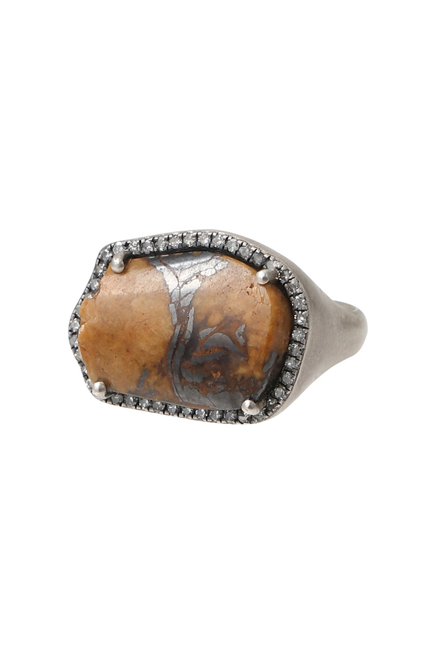 Adlin Hue Ammonite One of a Kind Canan リング (ブラウン, 11号) アドリン ヒュー ELLE SHOP Adlin Hue Ammonite One of a Kind Canan リング (ブラウン, 11号) アドリン ヒュー ELLE SHOP