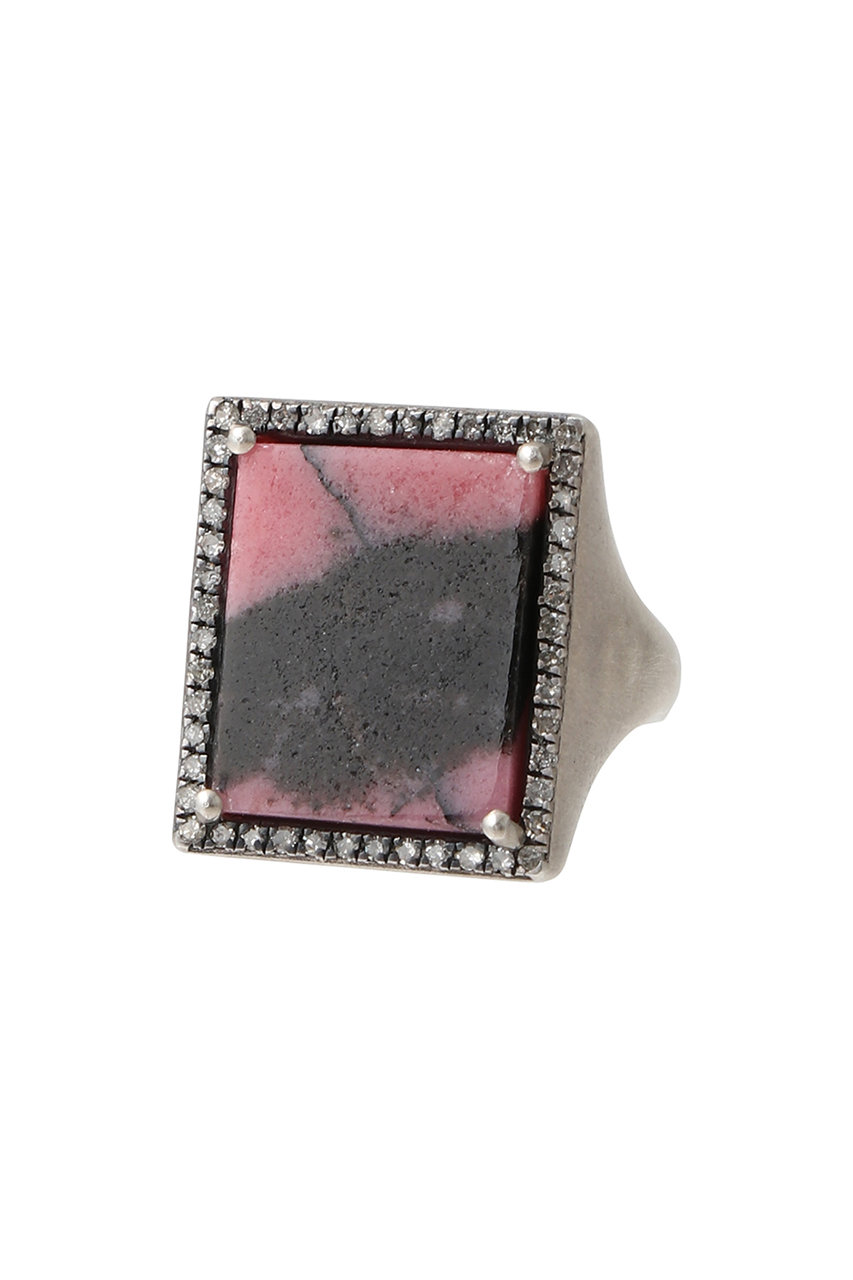 Adlin Hue Rhodonite One of a Kind Canan リング (ピンク, 8号) アドリン ヒュー ELLE SHOP Adlin Hue Rhodonite One of a Kind Canan リング (ピンク, 8号) アドリン ヒュー ELLE SHOP