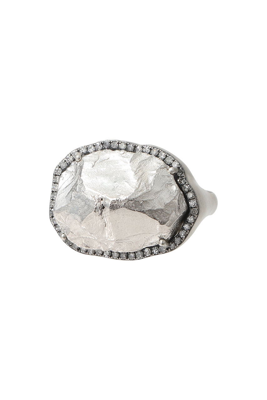 Adlin Hue SV1000 Formed Rock Crystal Canan リング(マット) (シルバー, 15号) アドリン ヒュー ELLE SHOP Adlin Hue SV1000 Formed Rock Crystal Canan リング(マット) (シルバー, 15号) アドリン ヒュー ELLE SHOP