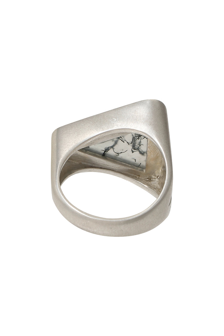 Adlin Hue(アドリン ヒュー)｜Moss Agate Mibu Black リング/グリーン