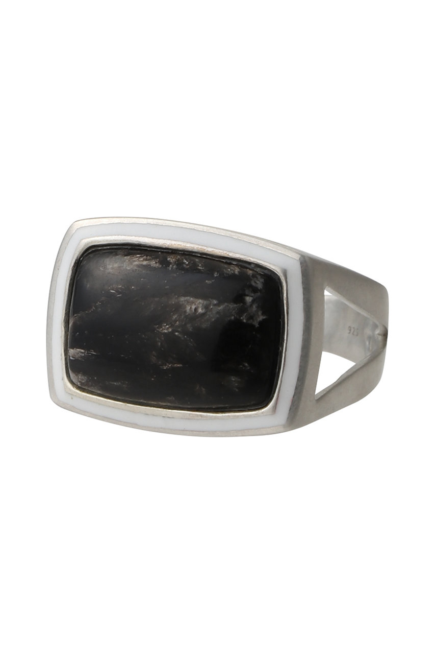 Adlin Hue Seraphinite Mibu White リング (ブラック, 11号) アドリン ヒュー ELLE SHOP Adlin Hue Seraphinite Mibu White リング (ブラック, 11号) アドリン ヒュー ELLE SHOP