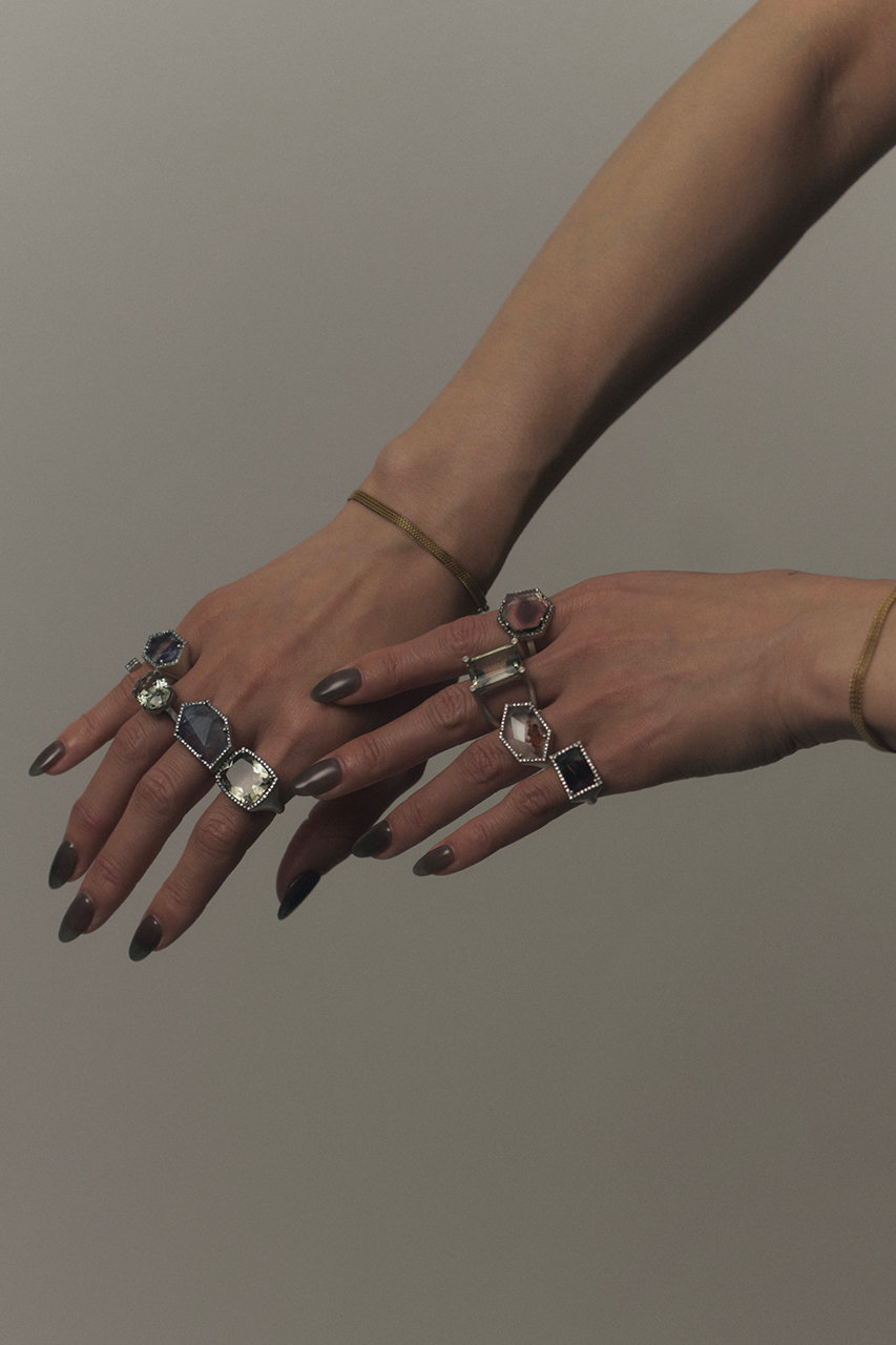 Adlin Hue(アドリン ヒュー)｜Green Amethyst Canan リング/グリーン