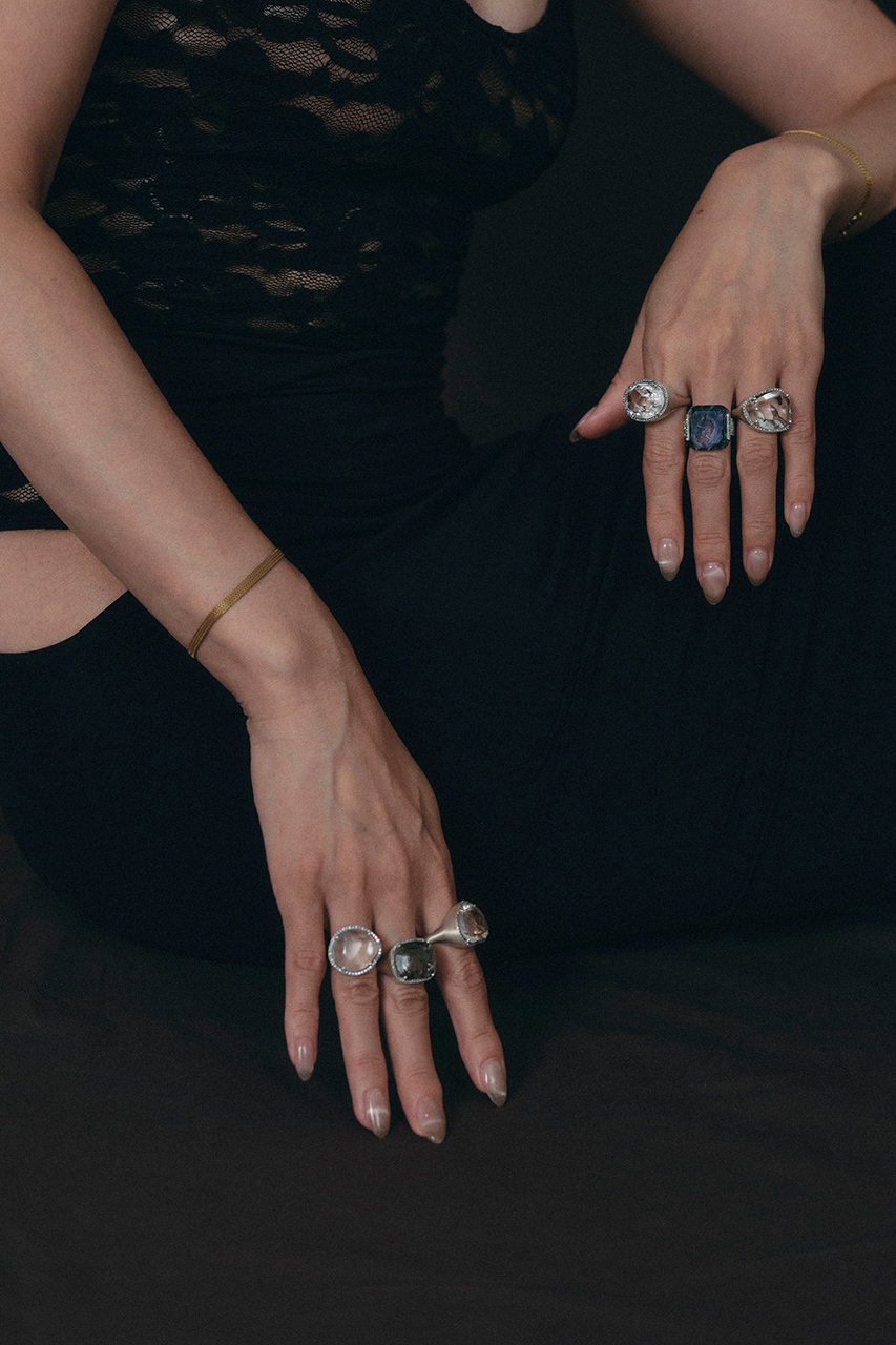 Adlin Hue(アドリン ヒュー)｜Rutilated Quartz Canan リング/クリア