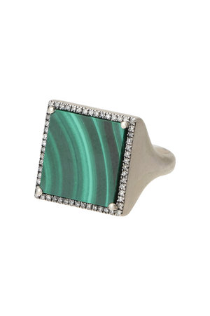 アドリン ヒュー/Adlin HueのMalachite Canan リング(150400/150401)