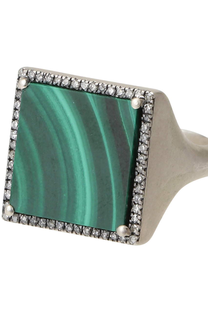 Adlin Hue(アドリン ヒュー)｜Malachite Canan リング/グリーン の通販