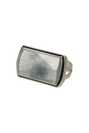 アドリン ヒュー/Adlin HueのGarden Quartz One of a Kind Mibu Black リング(150400/150401)