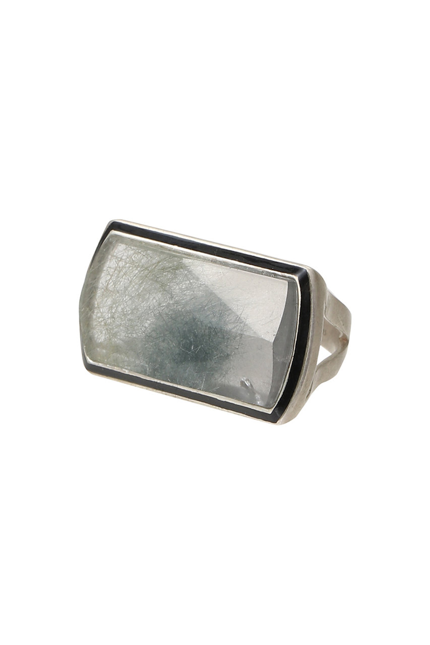 アドリン ヒュー/Adlin HueのGarden Quartz One of a Kind Mibu Black リング(グリーン/1482)