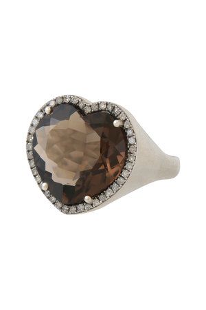 アドリン ヒュー/Adlin HueのSmoky Quartz Canan リング(150400/150401)