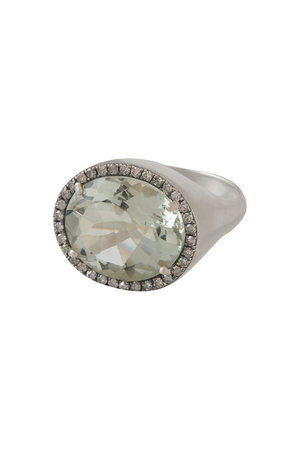 アドリン ヒュー/Adlin HueのGreen Amethyst One of a Kind Reni リング(150400/150401)