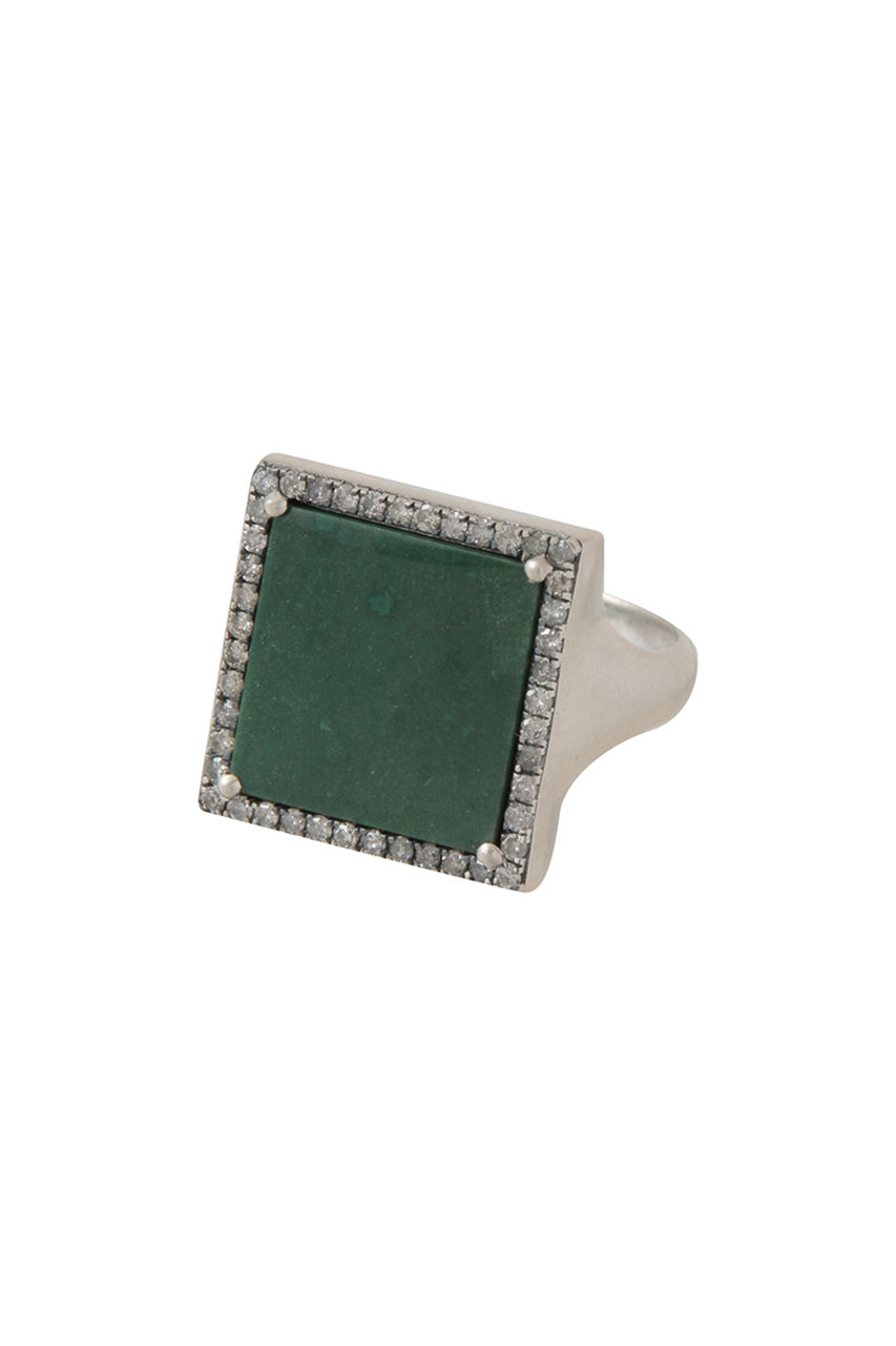 アドリン ヒュー/Adlin HueのJasper Canan リング(グリーン/2367)