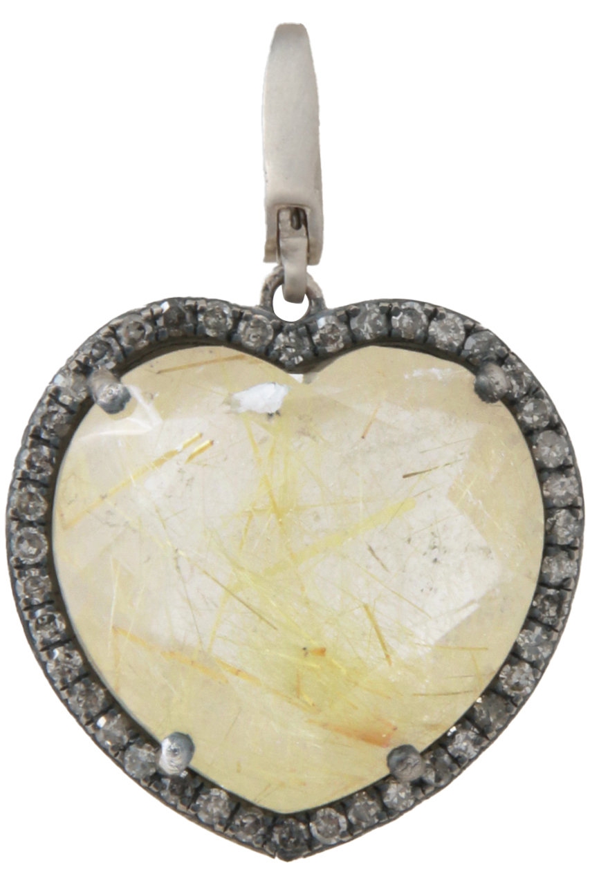 アドリン ヒュー/Adlin HueのRutilated Quartz Canan チャーム(クリア/2284)