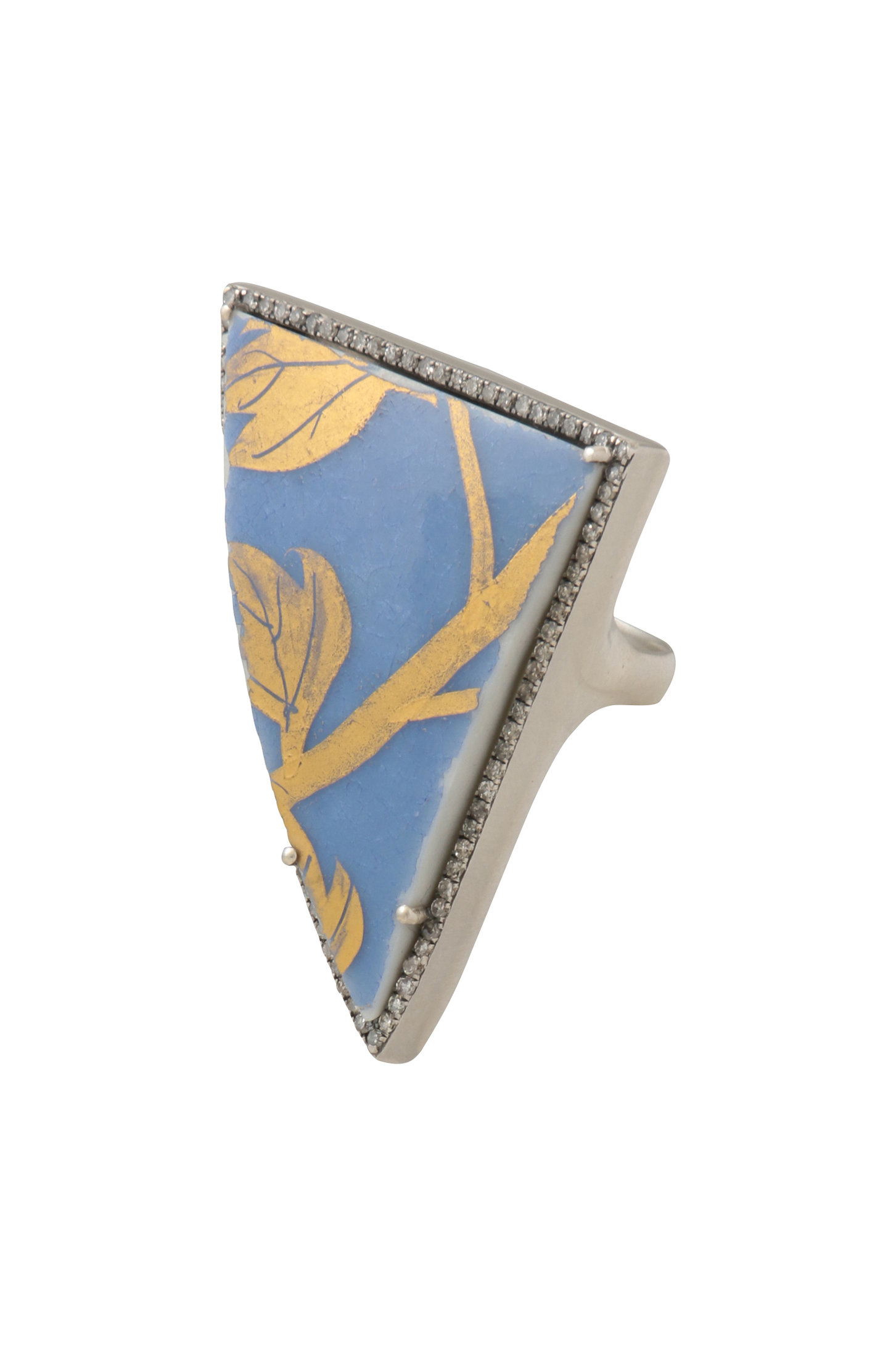 【Kutani porcelain 錦山窯】 One of a kind Canan リング no.2726