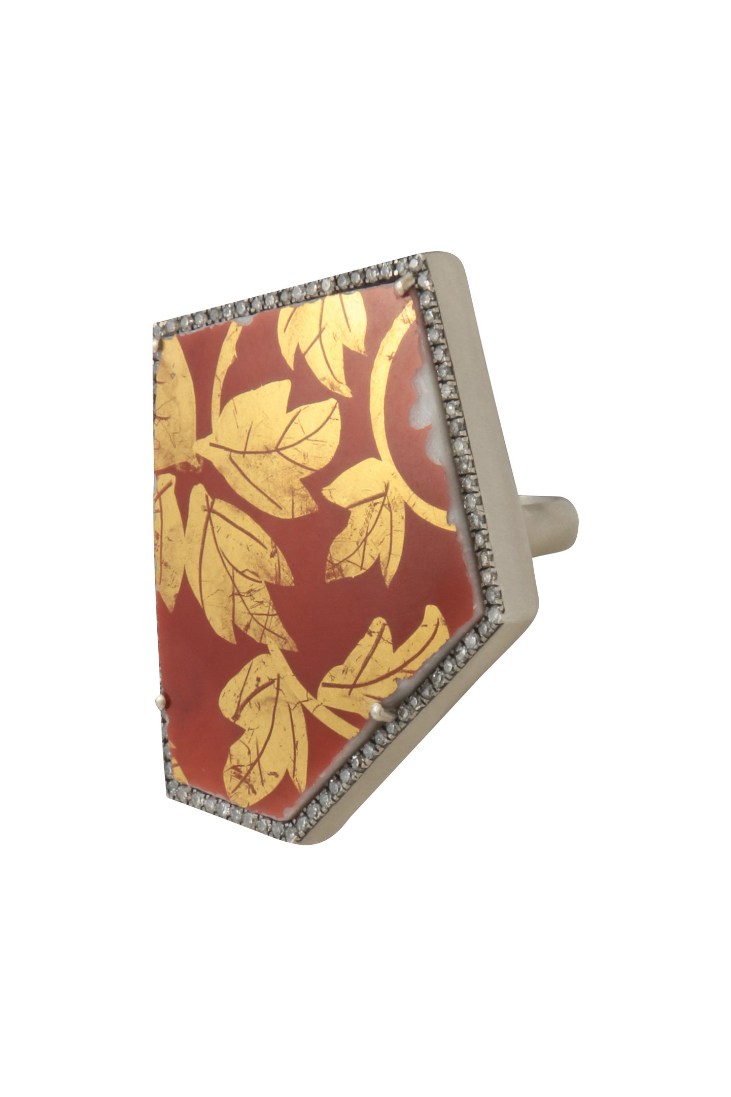 【Kutani porcelain 錦山窯】 One of a kind Canan リング no.2710