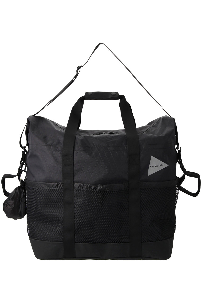  and wander 【UNISEX】X-Pac 45L tote bag (ブラック F) アンドワンダー ELLE SHOP