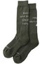 【UNISEX】PE/CO pile socks アンドワンダー/and wander カーキ