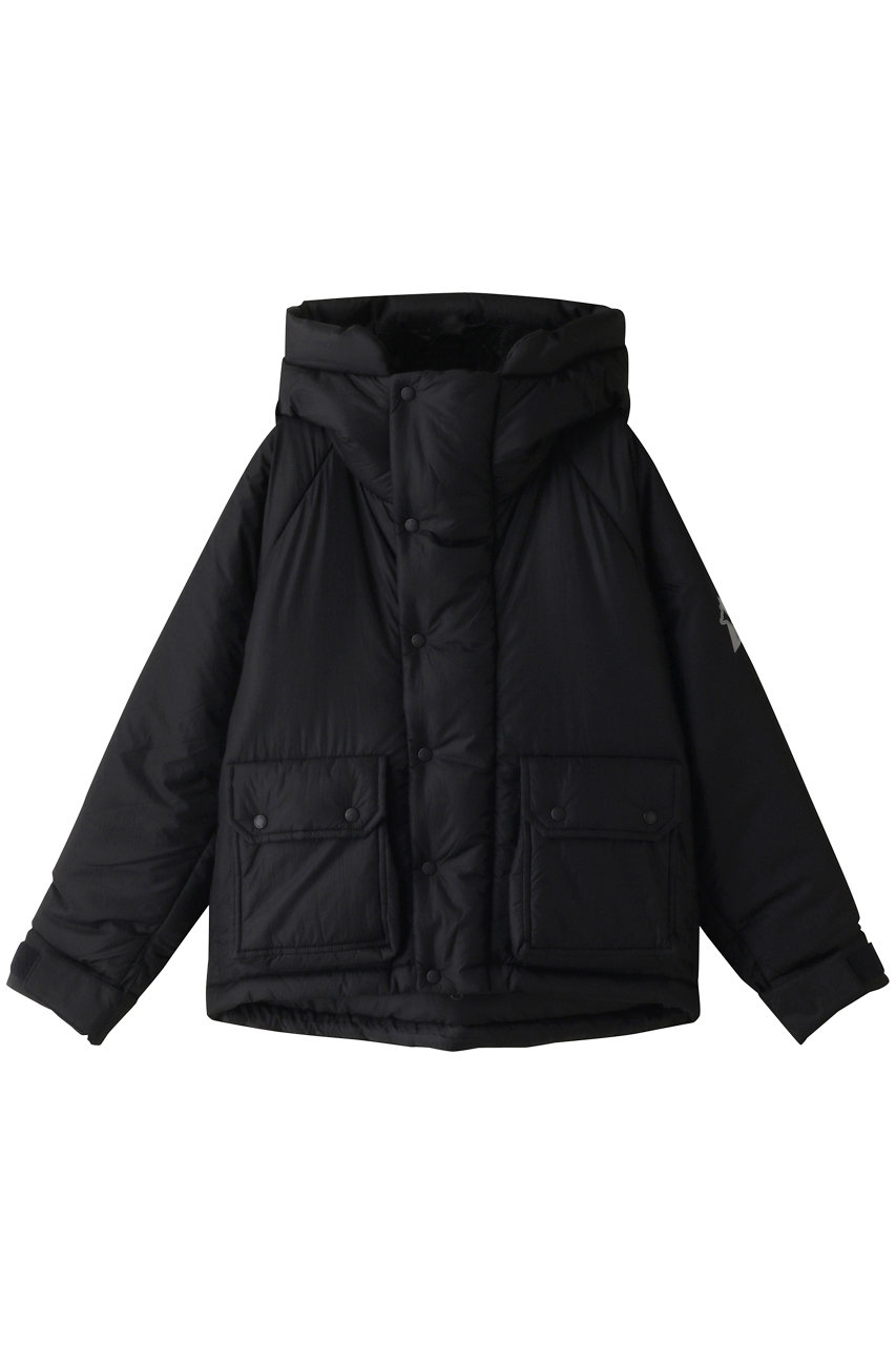 and wander 【UNISEX】【MAISON KITSUNE × and wander】 insulation jacket (ブラック, 1) アンドワンダー ELLE SHOP
