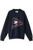 【UNISEX】【MAISON KITSUNE × and wander】 cotton sweat shirt