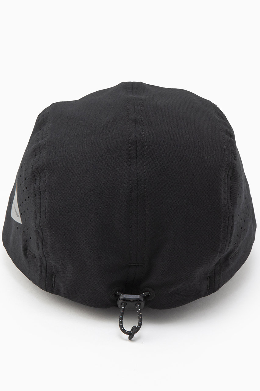 and wander(アンドワンダー)｜【UNISEX】121 tech cap/ブラック