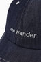 【UNISEX】128 dry denim cap アンドワンダー/and wander