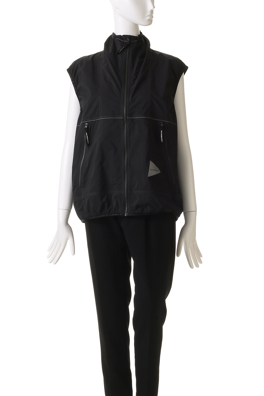and wander(アンドワンダー)｜【UNISEX】PERTEX wind vest