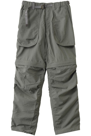 アンドワンダー/and wanderの【UNISEX】Ny taffeta hiker 2way パンツ(110600/110601)