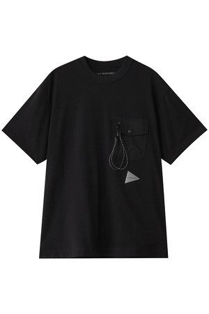 アンドワンダー/and wanderの【UNISEX】pocket Tシャツ(110100/110102)