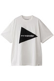 【UNISEX】and wander big logo　ショートスリーブTシャツ